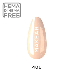 MAKEAR Lakier hybrydowy Pastel Princess 406 8ml
