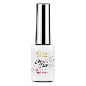HESSI Top hybrydowy Top No Wipe Glow Dots 02 5ml