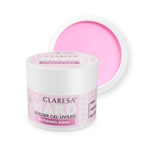 CLARESA Żel budujący Hard&Easy Pudding Pink 45g
