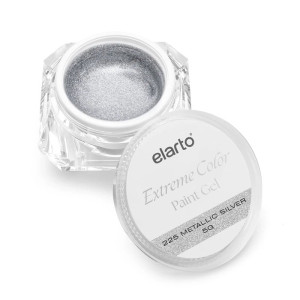 ELARTO Paint Gel Extreme Color 225 Metallic Silver 5g