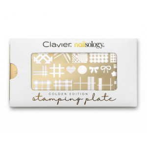 CLAVIER Blaszka do stempli Pattern Love 02/M