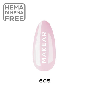 MAKEAR Lakier hybrydowy 605 Milky French 8ml