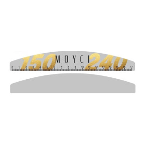 MOYCI Pilnik do paznokci SLIM 150/240 półksiężyc (50 szt.)