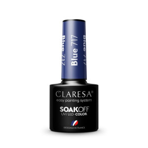CLARESA Lakier hybrydowy Blue 717 5g
