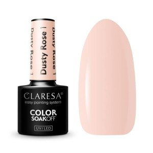 CLARESA Lakier hybrydowy Dusty Rose 1 5g