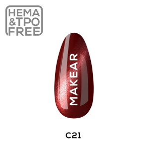 MAKEAR Lakier hybrydowy Cat Eye C21 8ml