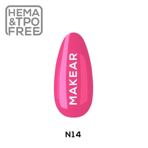 MAKEAR Lakier hybrydowy Neon N14 8ml