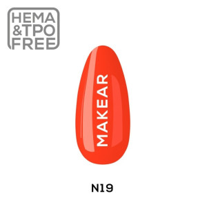 MAKEAR Lakier hybrydowy Neon N19 8ml