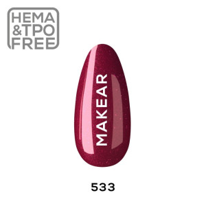 MAKEAR Lakier hybrydowy Princess 533 8ml