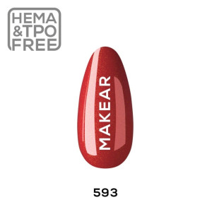 MAKEAR Lakier hybrydowy Princess 593 8ml