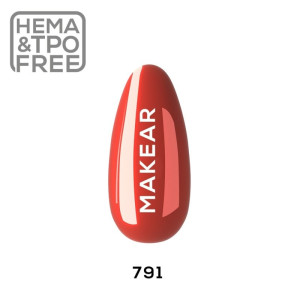 MAKEAR Lakier hybrydowy Regular 791 Kocham Cię 8ml