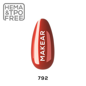 MAKEAR Lakier hybrydowy Regular 792 I love you 8ml