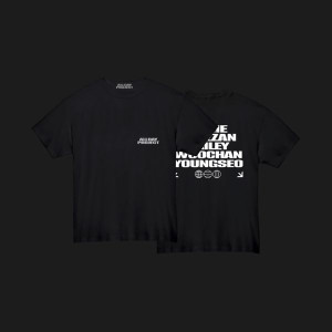 ALLDAY PROJECT BLACK MEMBER NAMES T-SHIRT