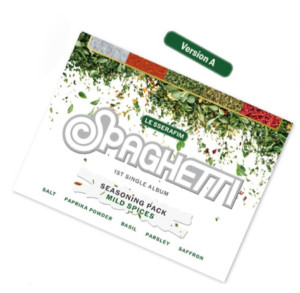 LE SSERAFIM - 1st Single Album 'SPAGHETTI' (Weverse Albums ver.)