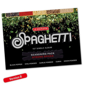 LE SSERAFIM - 1st Single Album 'SPAGHETTI' (Weverse Albums ver.)