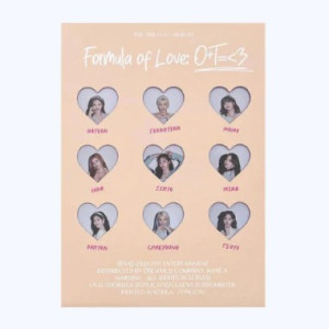 TWICE - 3RD ALBUM [FORMULA OF LOVE: O+T=3]