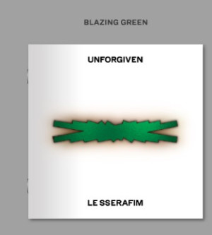 LE SSERAFIM - Album UNFORGIVEN wydanie COMPACT wersja BLAZING GREEN