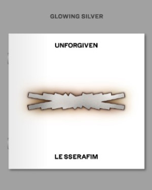 LE SSERAFIM - Album UNFORGIVEN wydanie COMPACT wersja GLOWING SILVER