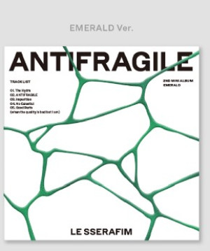 LE SSERAFIM - Album ANTIFRAGILE wydanie COMPACT wersja EMERALD VER