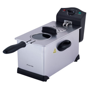 Frytkownica, frytownica gastronomiczna ze stali nierdzewnej 3L