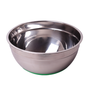 Miska kuchenna ze stali nierdzewnej, silikonowe dno 28cm