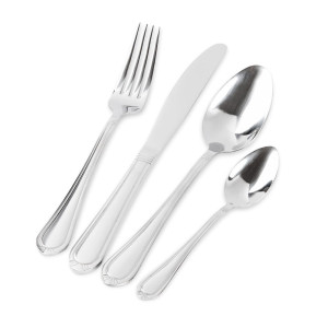 Codzienny komplet sztućców ze stali połysk 24el. nr 1