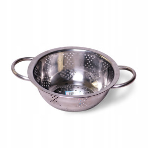 Podstawowy, stalowy durszlak cedzak 24cm