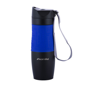 Kubek termiczny z antypoślizgową nakładką "Coffe" 480ml