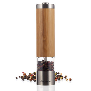 Bambusowy młynek elektryczny do przypraw