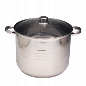 Garnek gastronomiczny wysoki stalowy 13L