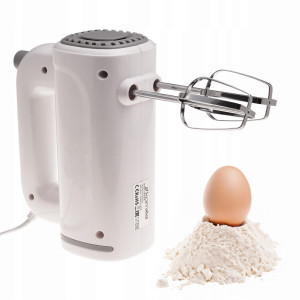 Mikser robot kuchenny ręczny 5 BIEGÓW + 4 końcówki