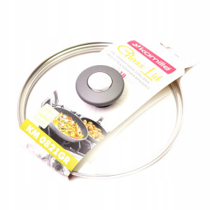 POKRYWKA SZKLANA DO PATELNI GARNKA 18cm KAMILLE