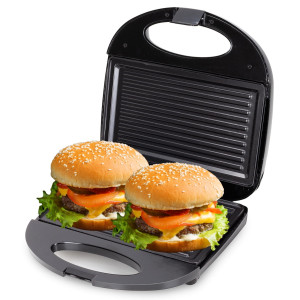 Solidny rozkładany grill elektryczny, opiekacz do kanapek tortilli 800W