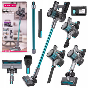 Odkurzacz pionowy bezprzewodowy FILTR HEPA + akcesoria 0,6L MOCNY