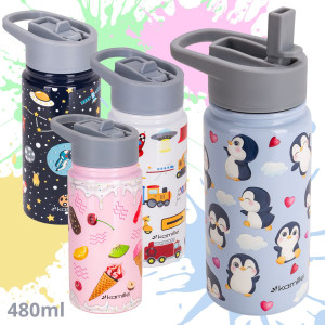 Szczelny kubek termiczny termos bidon dziecięcy, dla dziecka 480ml