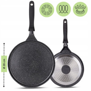 Patelnia naleśnikowa do pancakes na naleśniki 28cm