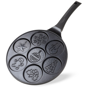 Patelnia do pancakes naleśników jajek ŚWIĄTECZNY WZÓR
