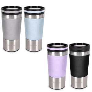 Kubek termiczny termos z antypoślizgową nakładką 380ml