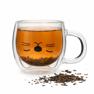 Szklanka filiżanka do kawy herbaty z podwójnego szkła 250ml