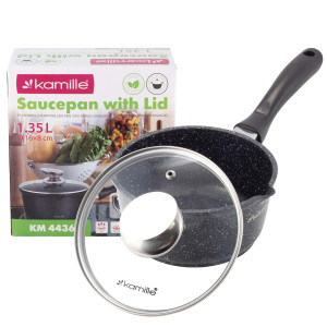 Rondel, garnek marmurkowy z pokrywką 16cm 1,2L