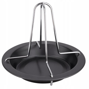 Stojak ruszt do pieczenia całego kurczaka 17 cm do piekarnika Kamille