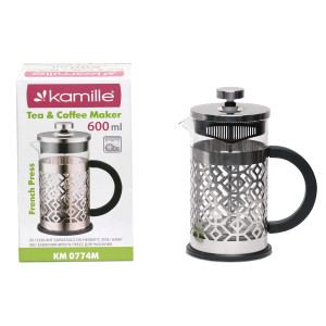 Szklany zaparzacz do herbaty, kawy 600ml