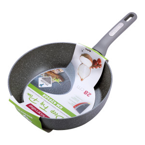 Patelnia głęboka wok granitowa 28cm