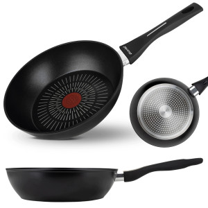 Patelnia głęboka tradycyjna 24cm gaz indukcja Kamille