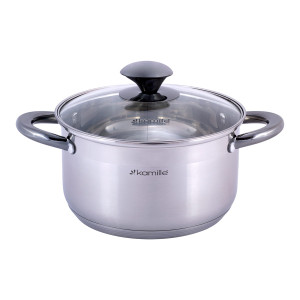 Garnek ze stali 3,0L z pokrywką