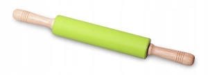 Poręczny wałek do ciasta silikonowy, obrotowy 47cm