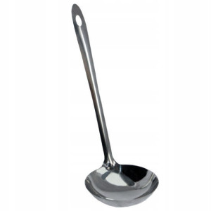 Stalowa chochla łyżka wazowa do zupy 28cm