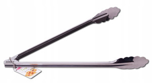 Stalowe szczypce do sałatek mięsa 35,5cm