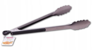 Szczypce łapki do sałatek mięsa antypoślizgowe z blokadą 30,5cm