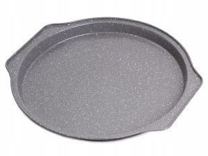 Forma, blacha do pieczenia pizzy taca z powłoką marmur 33cm